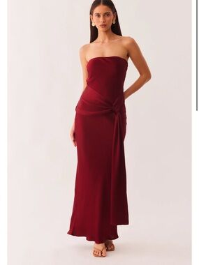 angel strapless midi dress sndys x REVOLVE Angel Strapless Midi Dress